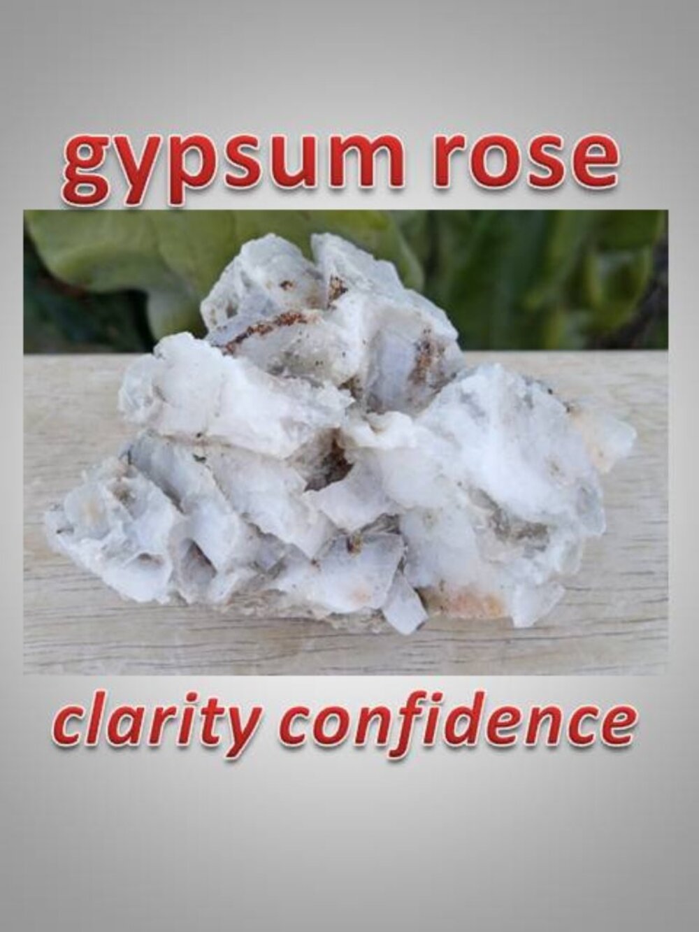 #3 gypsum desert rose stone rock crystal